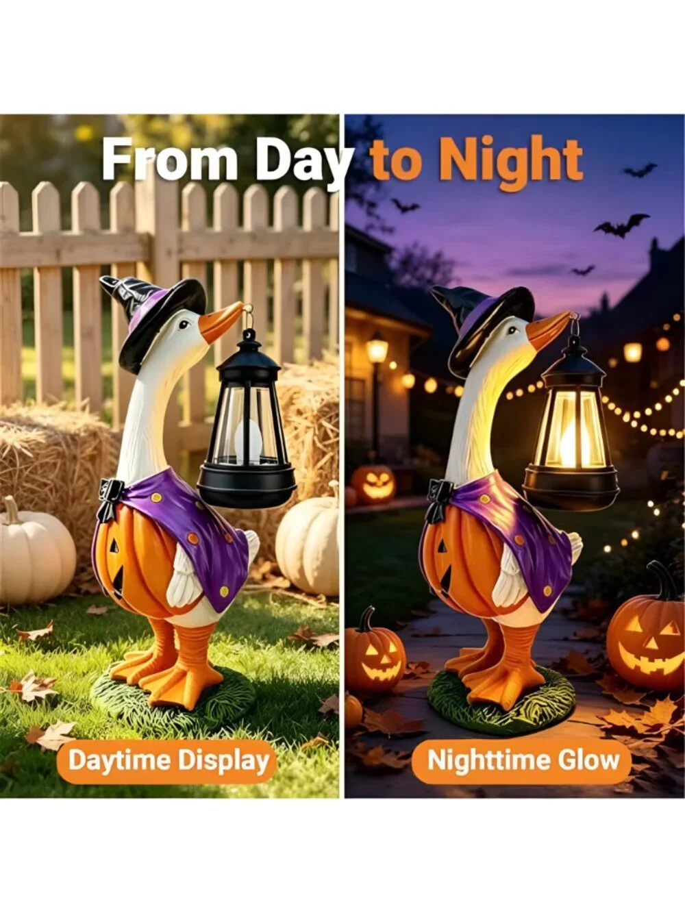 Halloween Decorations Solar Garden Outdoor Statues Goose